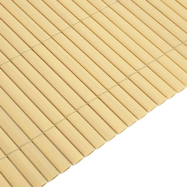 Gelber PVC Gartenzaun, Doppelseitig, 1,8x3 m