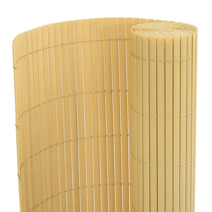 Gelber Gartenzaun Doppelseitig PVC 1,8x5 m