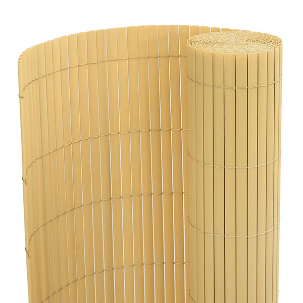 Gelber Gartenzaun Doppelseitig PVC 1,8x5 m