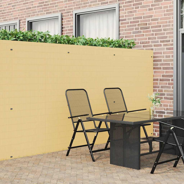 Gelber Gartenzaun Doppelseitig PVC 1,8x5 m