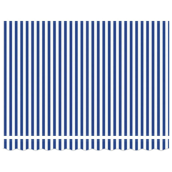 vidaXL Awning Frame Blue and White 250 x 200 cm
