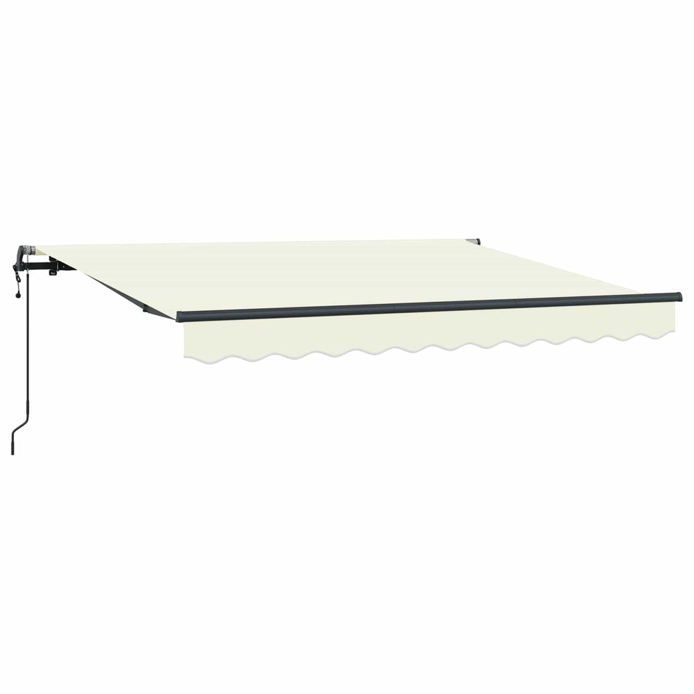 vidaXL Retractable Awning Cream 250 x 200 cm Fabric