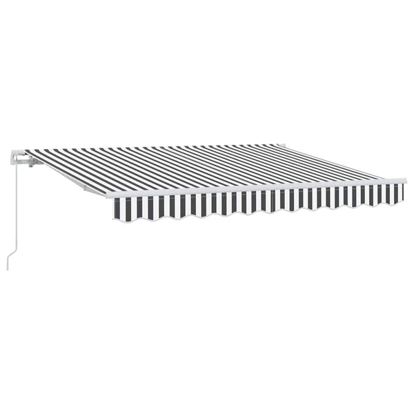 vidaXL Retractable Awning Anthracite 250 x 200 cm Fabric