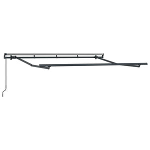 vidaXL Retractable Awning Anthracite 250 x 200 cm Fabric