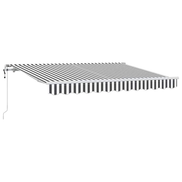 vidaXL Retractable Awning Anthracite 250 x 200 cm Fabric