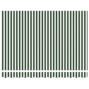 vidaXL Awning Frame Green and White 250 x 200 cm