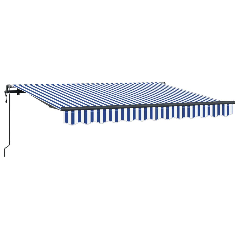 vidaXL Retractable Awning Blue 300 x 200 cm Fabric