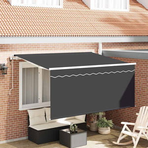 vidaXL Retractable Awning Anthracite 300 x 200 cm
