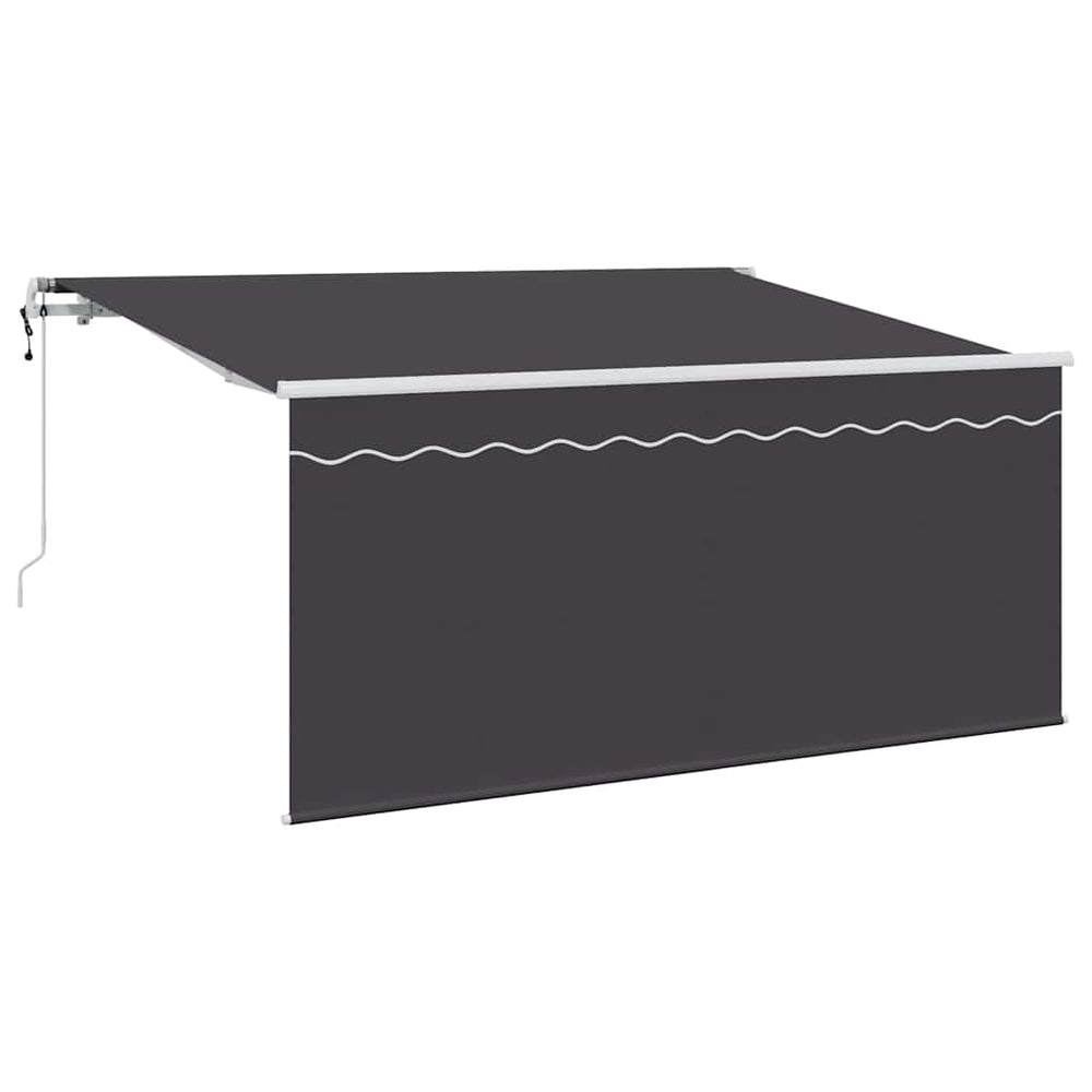 vidaXL Retractable Awning Anthracite 300 x 200 cm