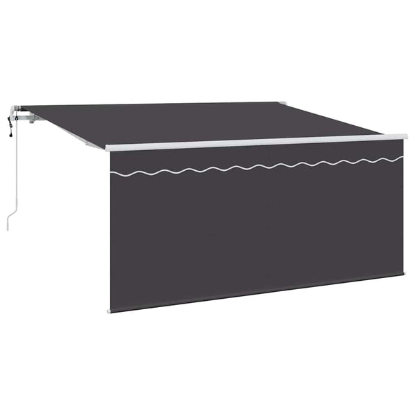 vidaXL Retractable Awning Anthracite 300 x 200 cm