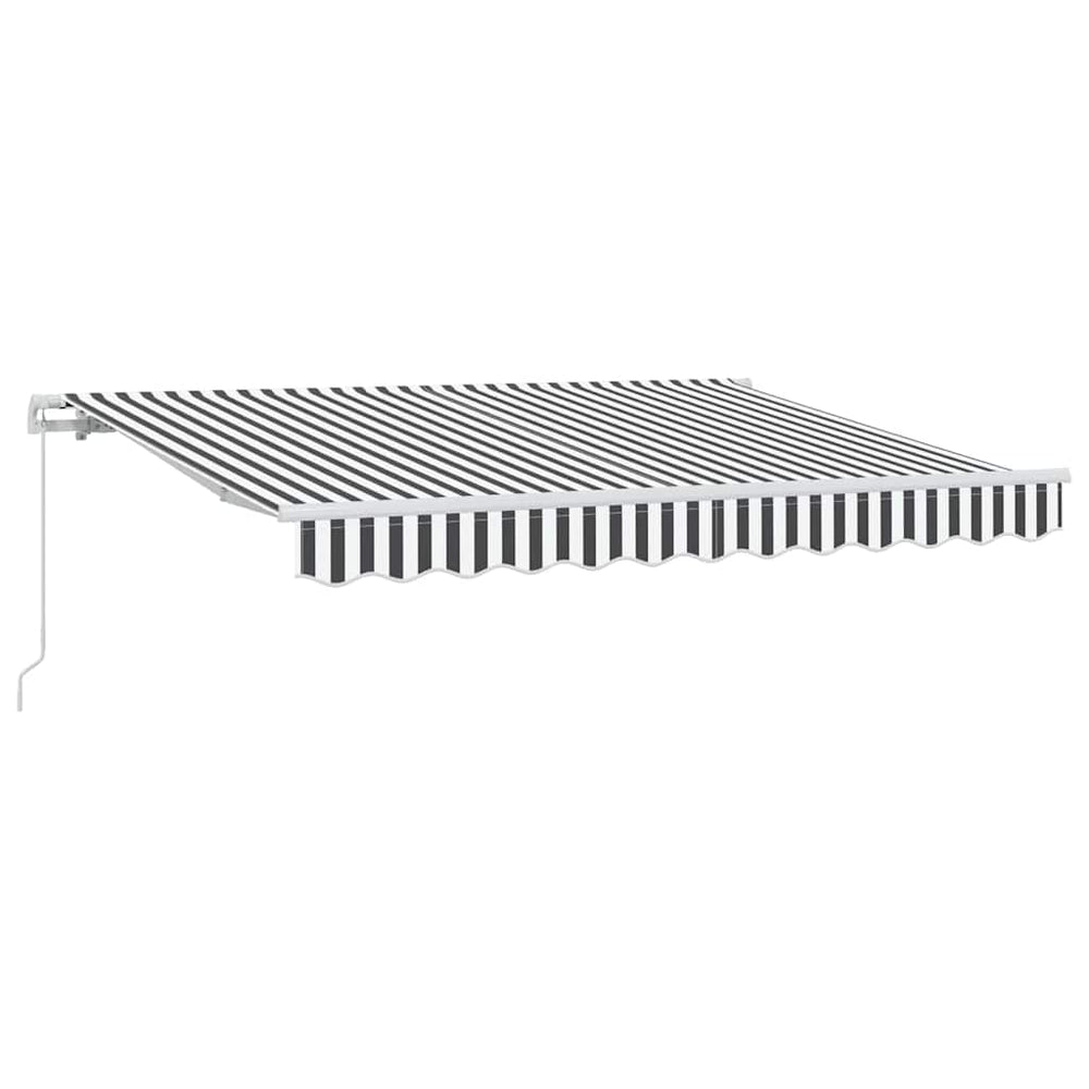 vidaXL Retractable Awning Anthracite 300 x 200 cm Fabric