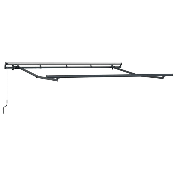 vidaXL Retractable Awning Anthracite 300 x 200 cm Fabric