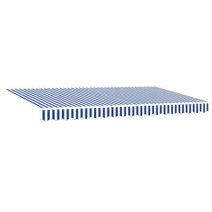 vidaXL Retractable Awning Blue 350 x 200 cm Fabric