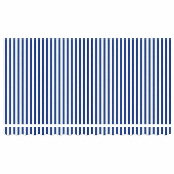 vidaXL Retractable Awning Blue 350 x 200 cm Fabric
