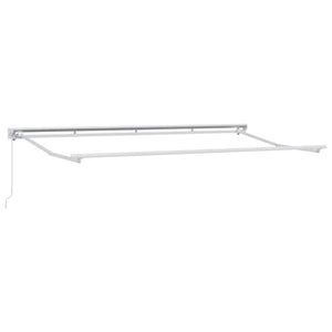 vidaXL Retractable Awning Cream 350 x 200 cm Polyester and Aluminium