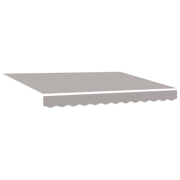vidaXL Retractable Awning Light Grey 350 x 200 cm Fabric