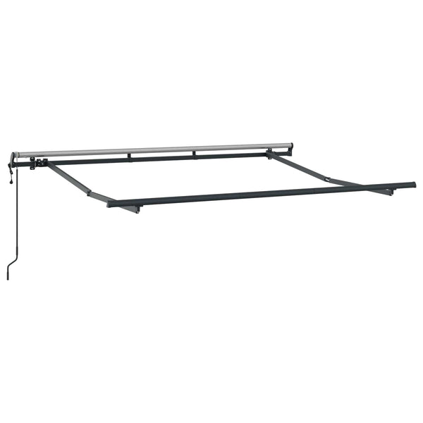 vidaXL Retractable Awning Red 350 x 200 cm Fabric
