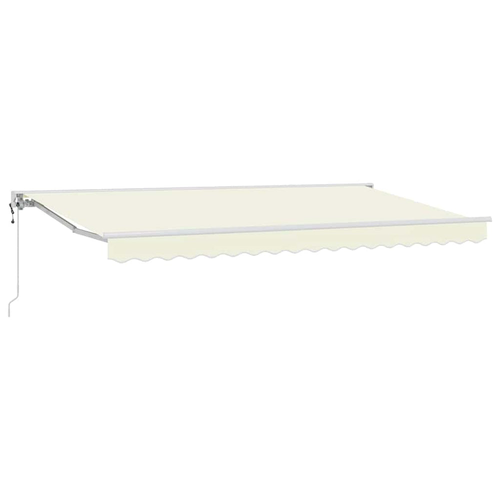 vidaXL Awning Frame Cream 400 x 200 cm Polyester with PU Coating