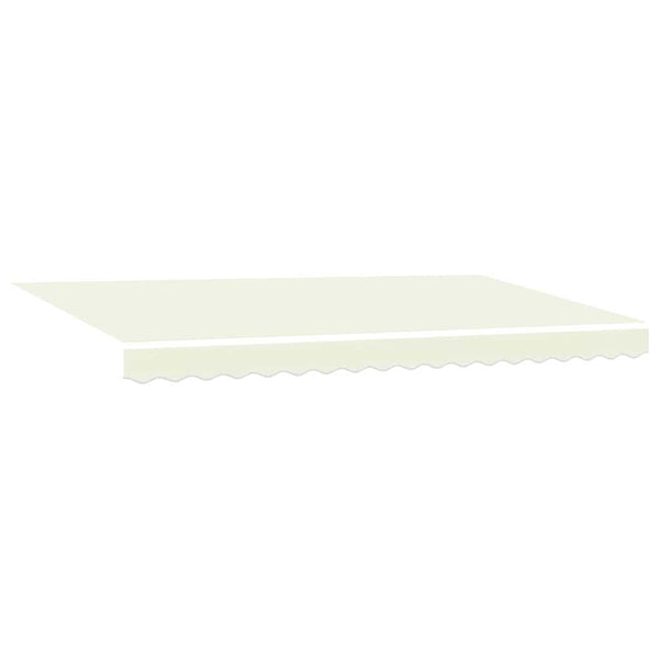 vidaXL Awning Frame Cream 400 x 200 cm Polyester with PU Coating