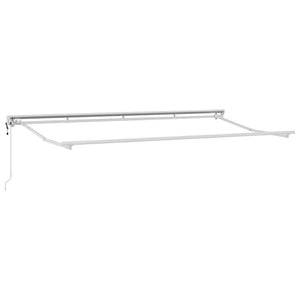 vidaXL Awning Frame Cream 400 x 200 cm Polyester with PU Coating