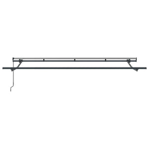vidaXL Retractable Awning Anthracite 400 x 200 cm