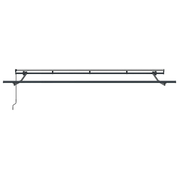 vidaXL Retractable Awning Anthracite 400 x 200 cm