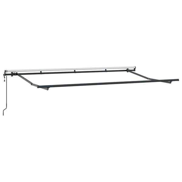vidaXL Retractable Awning Anthracite 400 x 200 cm