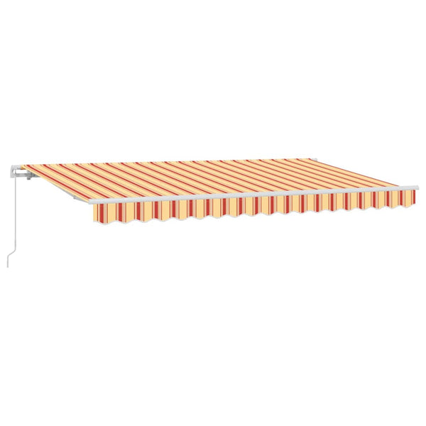 vidaXL Retractable Awning Yellow 400 x 200 cm Fabric