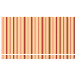 vidaXL Retractable Awning Yellow 400 x 200 cm Fabric