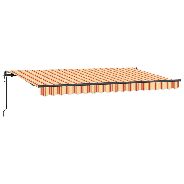 vidaXL Retractable Awning Yellow 400 x 200 cm Fabric