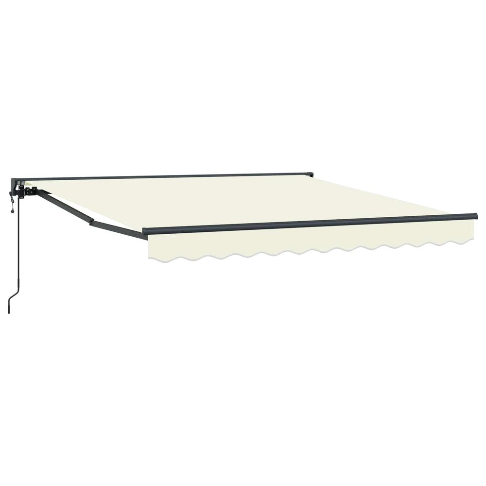 vidaXL Awning Frame Cream 300 x 250 cm Polyester with PU Coating