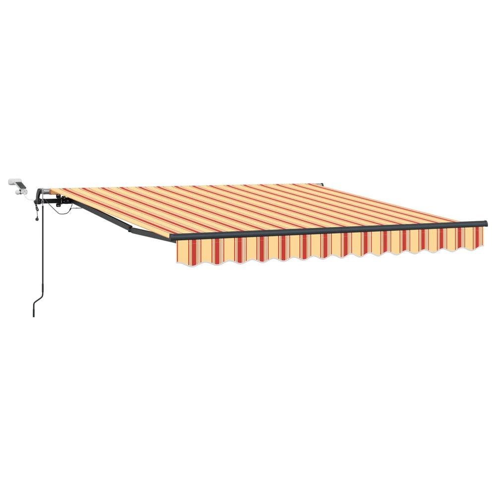 vidaXL Awning Fabric with Yellow and Orange 300 x 250 cm Polyester
