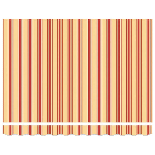 vidaXL Awning Yellow and Orange 300 x 250 cm Polyester and Aluminum
