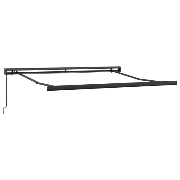 vidaXL Retractable Awning Yellow and Orange 300 x 250 cm