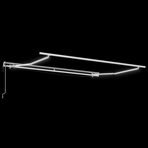 vidaXL Retractable Awning Black 300 x 250 cm Polyester and Metal