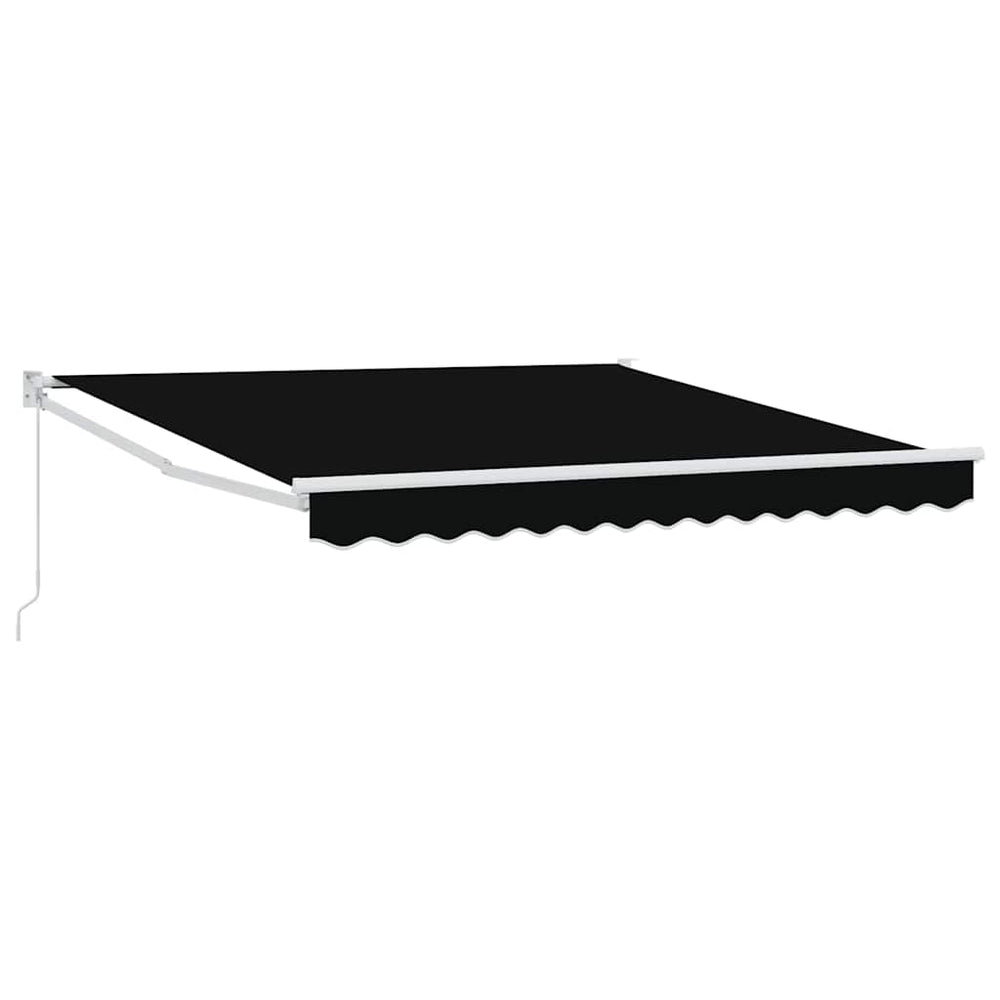 Schwarze Markise 300x250 cm