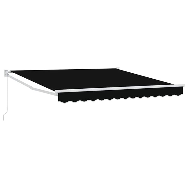 Schwarze Markise 300x250 cm