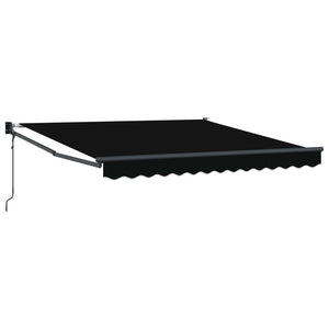 Schwarze Markise 300x250 cm