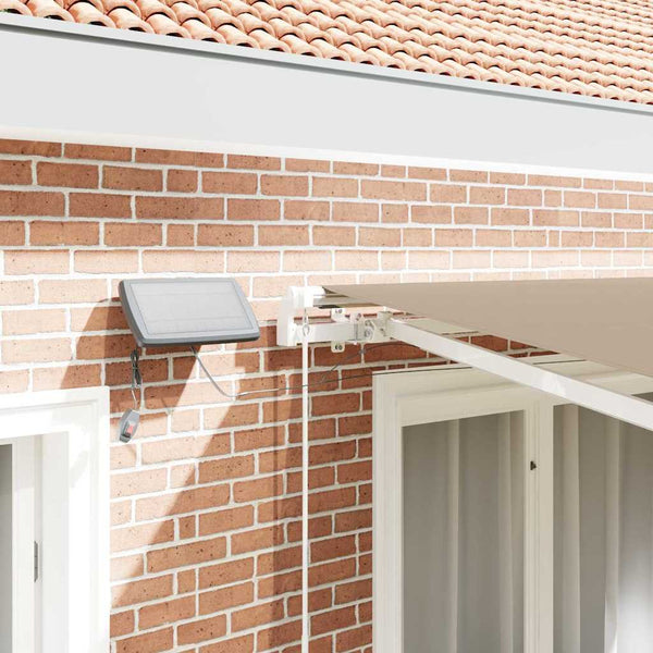 vidaXL Retractable Awning with Beige 300 x 250 cm Fabric