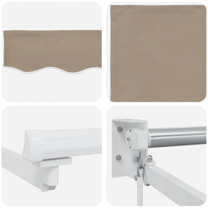 vidaXL Awning Beige 300 x 250 x 165 cm Polyester