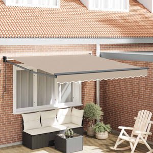 vidaXL Awning Beige 300 x 250 x 165 cm Polyester