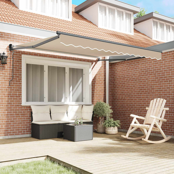 vidaXL Awning Beige 300 x 250 x 165 cm Polyester