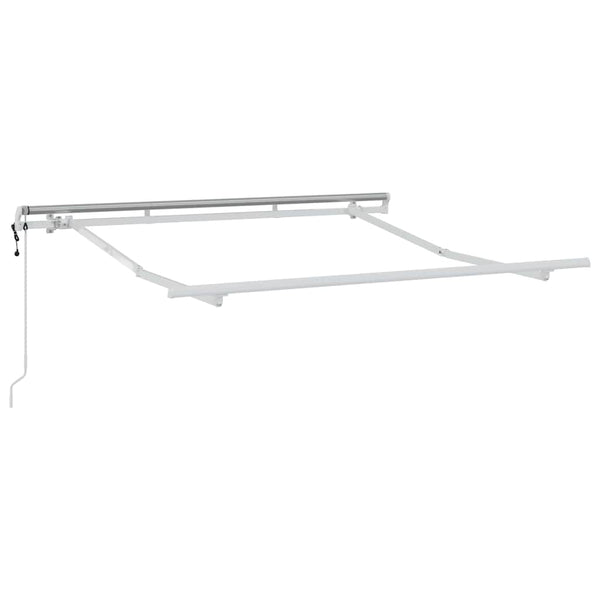 vidaXL Awning Frame White 2.5 x 2 m Metal
