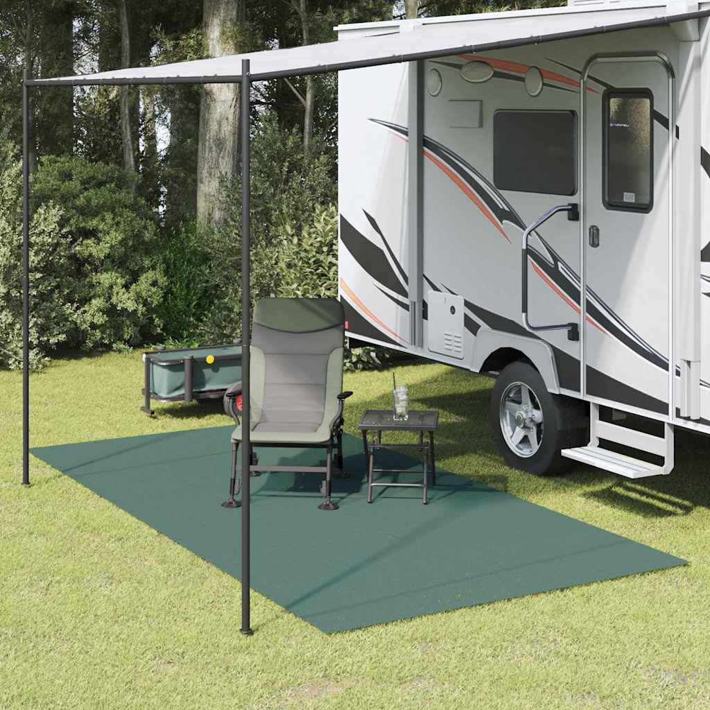 vidaXL Awning Carpet Green 400 x 350 cm Polyester