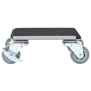 vidaXL Furniture Movers 4 pcs. with Lifter 13.5x13.5x6 cm Steel 1300 kg