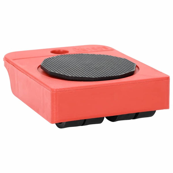 vidaXL Furniture Movers 8 pcs with Lifters Red 9.8x7.5x3 cm 150 kg