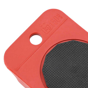vidaXL Furniture Movers 8 pcs with Lifters Red 9.8x7.5x3 cm 150 kg