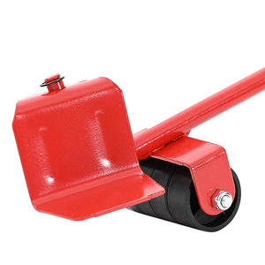 vidaXL Furniture Movers 8 pcs with Lifters Red 9.8x7.5x3 cm 150 kg