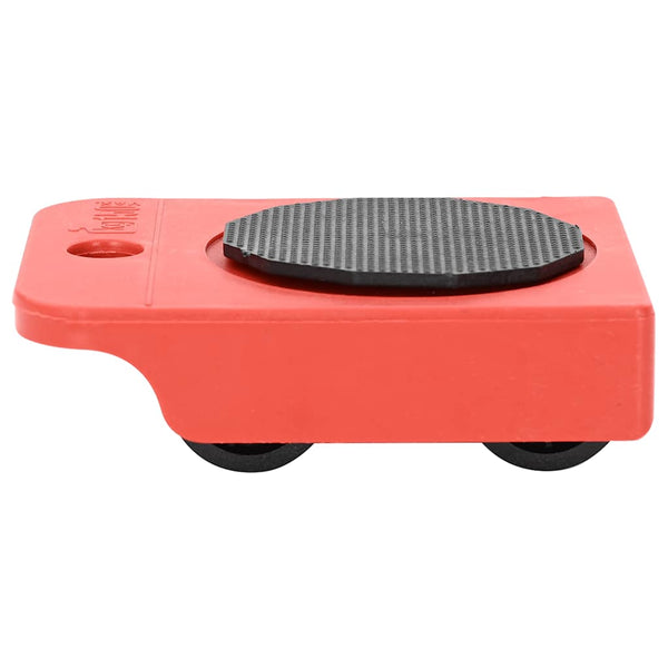 vidaXL Furniture Movers 8 pcs with Lifters Red 9.8x7.5x3 cm 150 kg