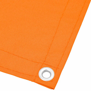 vidaXL Balcony Privacy Screen Orange 120x700 cm 100% Polyester Oxford